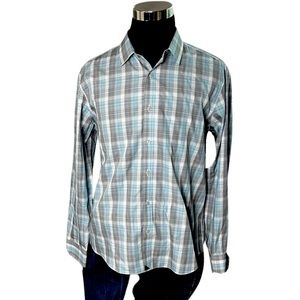 Untuckit Mens Long Sleeve Button Front Shirt SZ XL